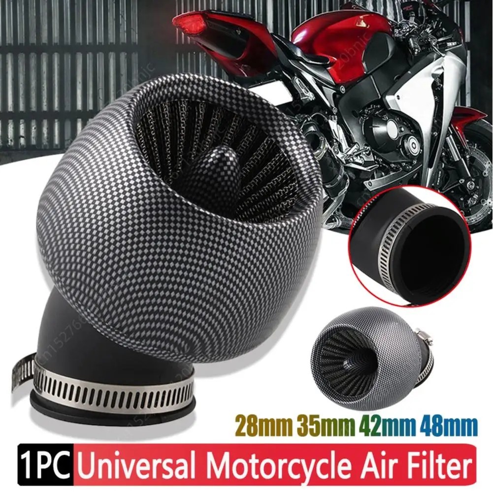 Motorcycle Air Intake Filter Cleaner 28mm 35mm 42mm 48mm Motorcycle Air ...