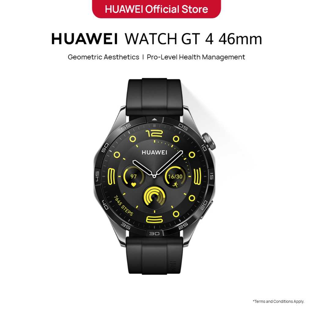 HUAWEI WATCH GT 4 Smartwatch Geometric Aesthetics Health Management Up to 2 Weeks Battery Shopee Malaysia