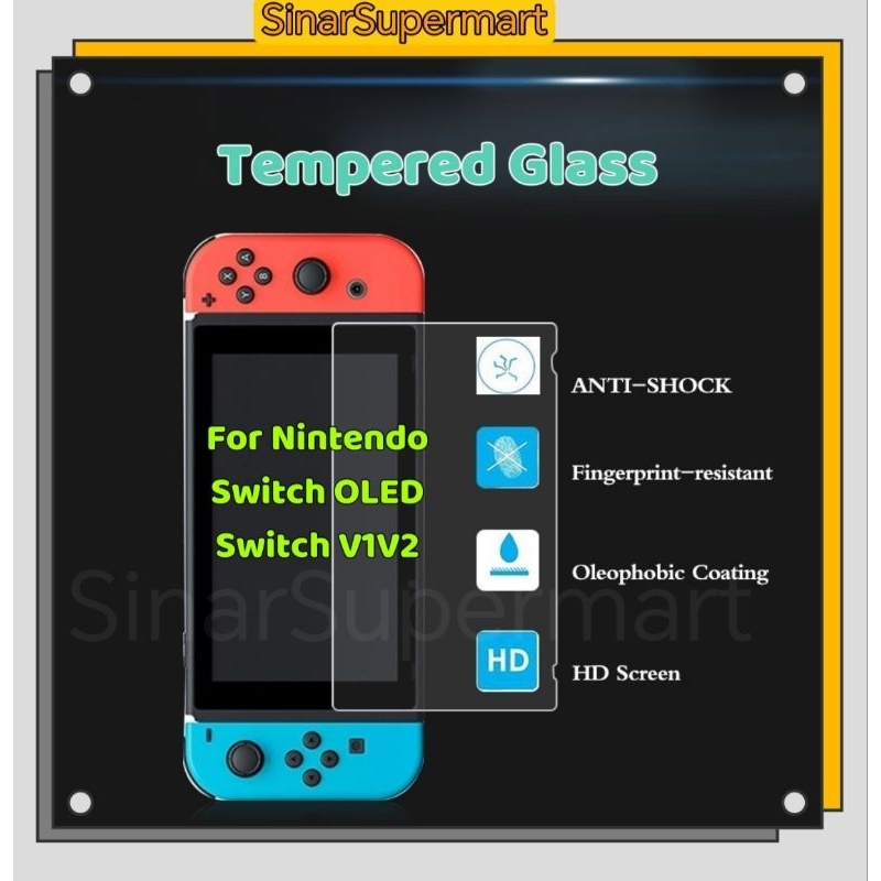 Nintendo Switch v1 v2 Switch Oled Switch Lite Tempered Glass Screen ...