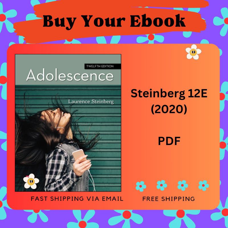 Adolescence Steinberg 12E (2020) / 13E (2023) Shopee Malaysia
