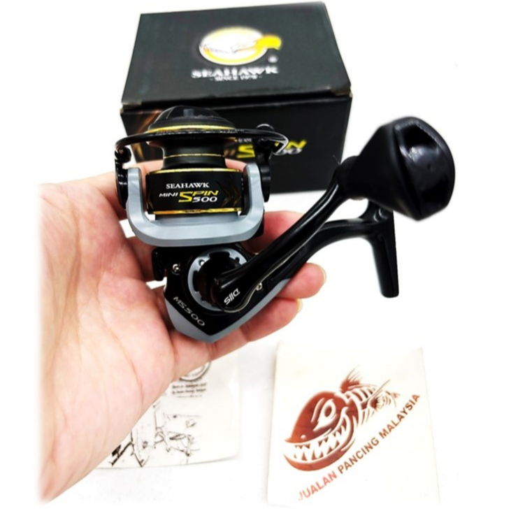 SEAHAWK MINI SPIN 500 Spinning Reel UL Ultralight Finesse BFS Ultra ...