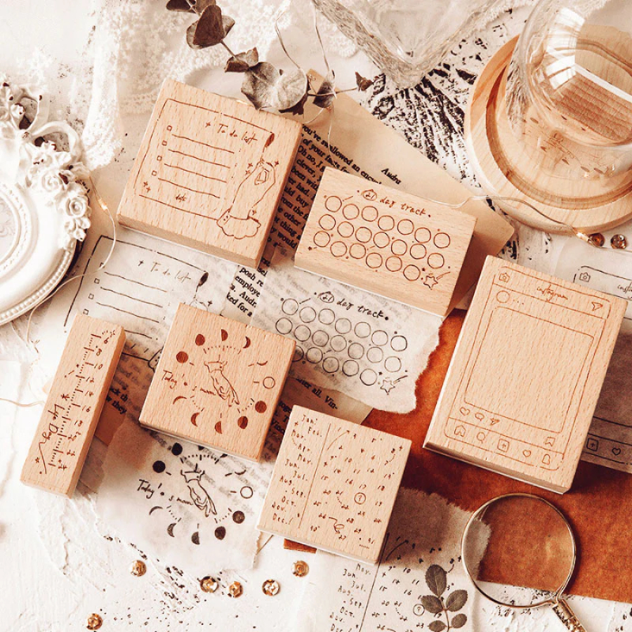 Yesterday’s Daylight Series - Rubber Stamps | Shopee Malaysia