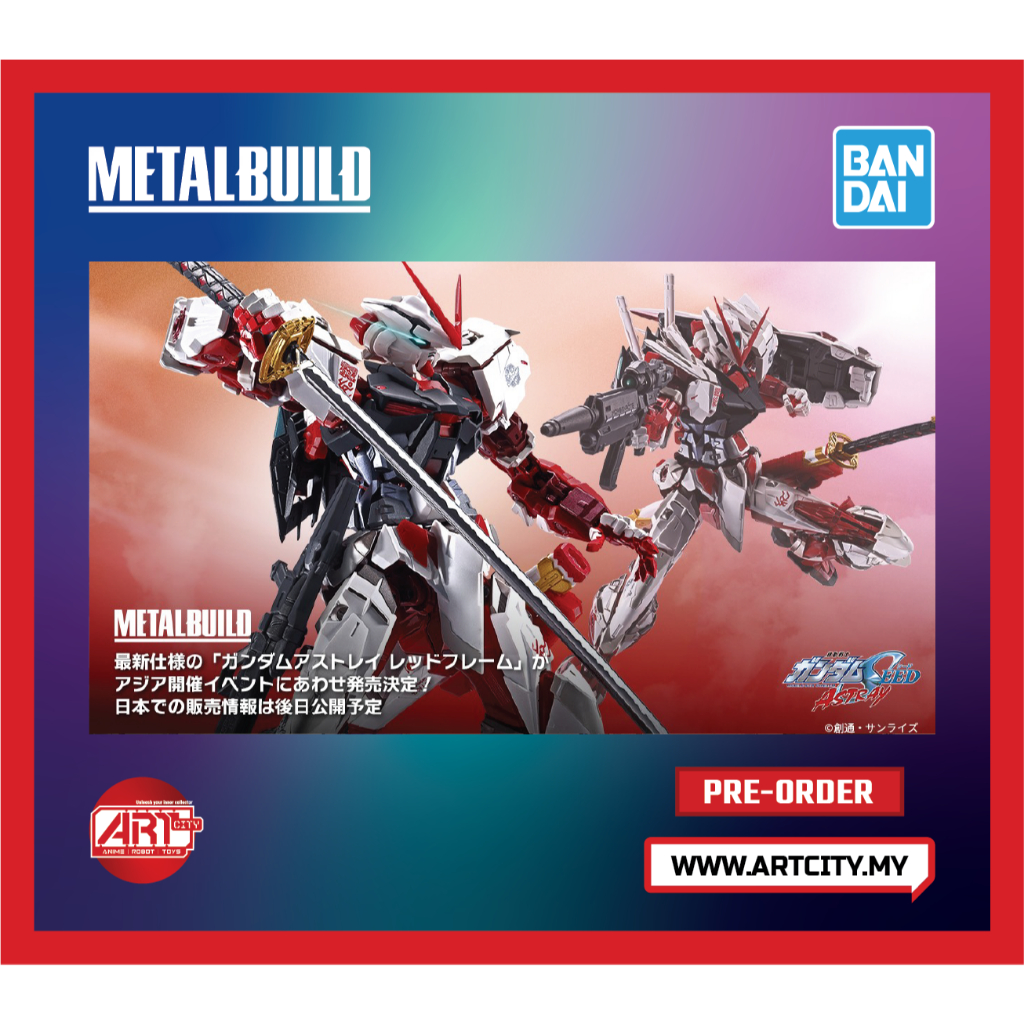 Bandai Metal Build Gundam Astray Red Frame Project Astray Scale Shopee Malaysia