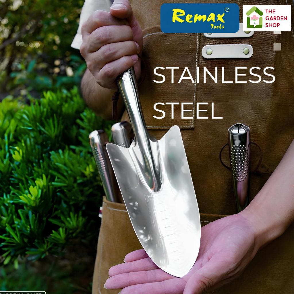 REMAX Stainless steel Shovel Gardening Tool Hand Trowel Flowering Tools ...