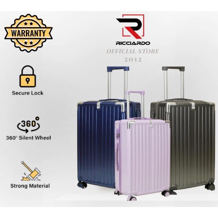 RICCIARDO B12 Luggage Bag 20/24/28 Inch(Suitcase, Trolley, Luggage, Beg ...