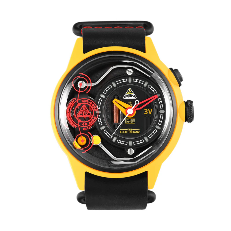 THE ELECTRICIANZ Ammeter 45mm Electric Module Watch (ZZ-A1A/01-NLD ...