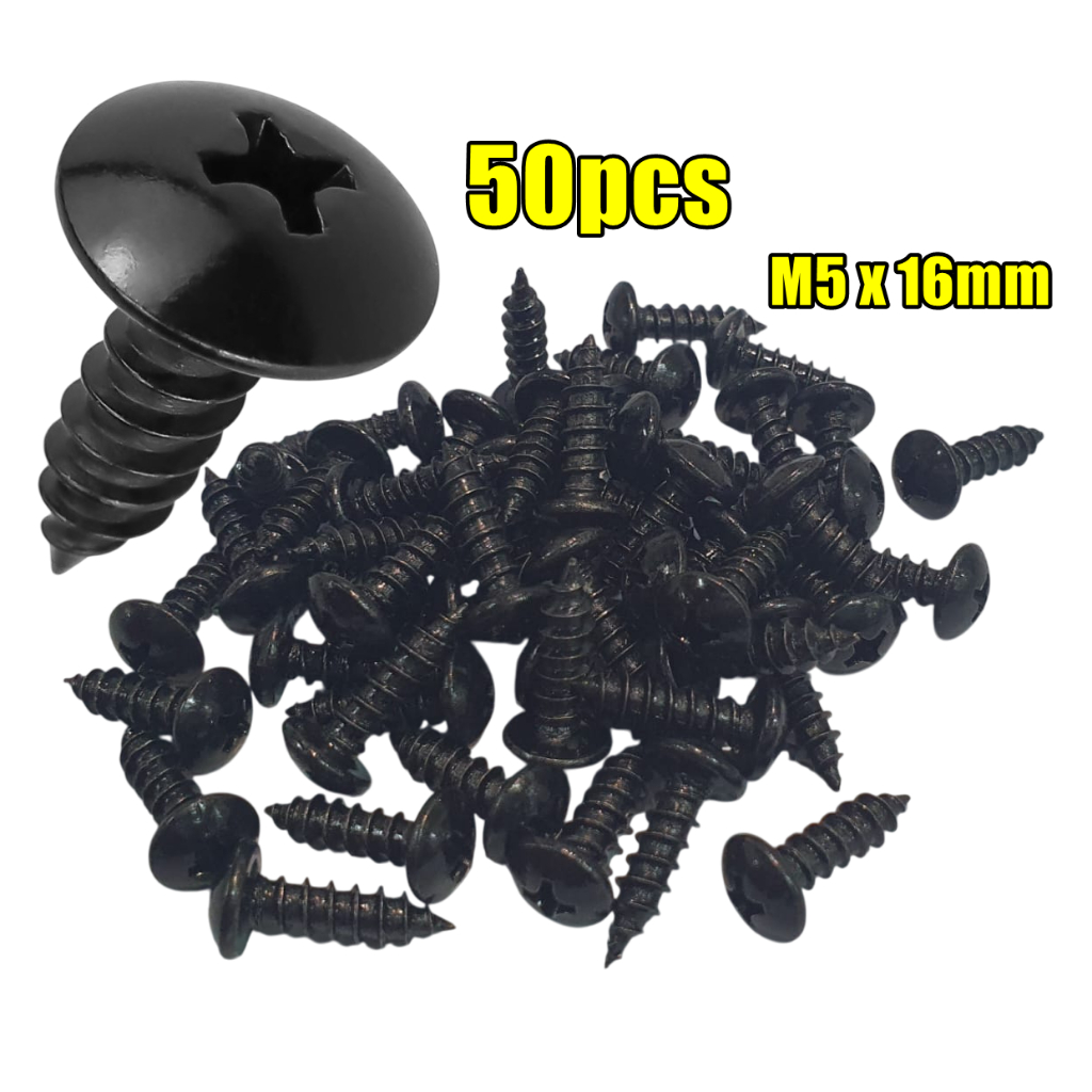 5mm Set breite M5 Schrauben Unterlegscheiben Clipse Auto Motorrad Quad M5x16mm