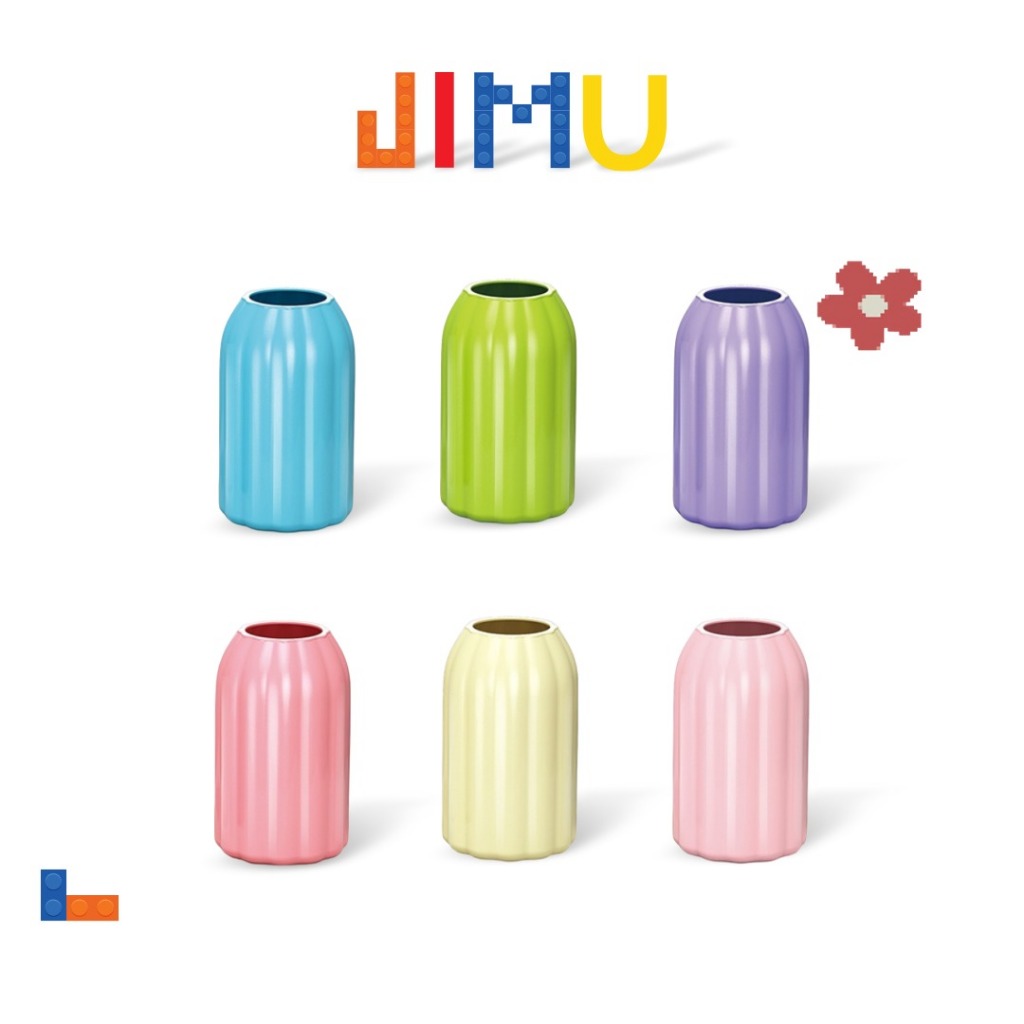 JIMU Flower Vase for Flower Building Block Flower Bouquet Building ...