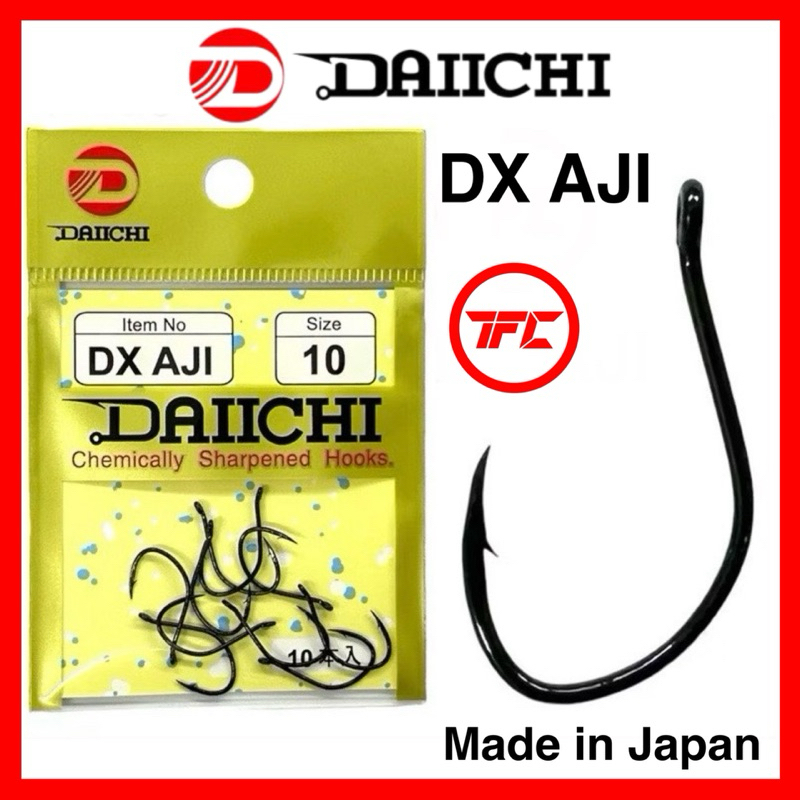 daiichi fishing hooks japan DAIICHI DX AJI Hook Made in Japan 🇯🇵 Fishing Hook