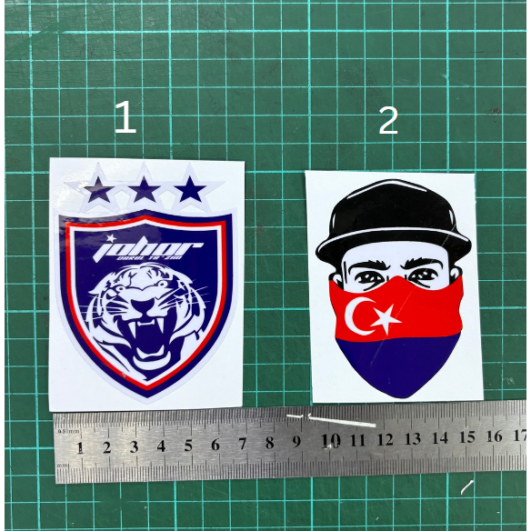 PRINTING STICKER JDT JOHOR HARIMAU/ JOHOR MASK MAN (TIDAK PANTUL ...