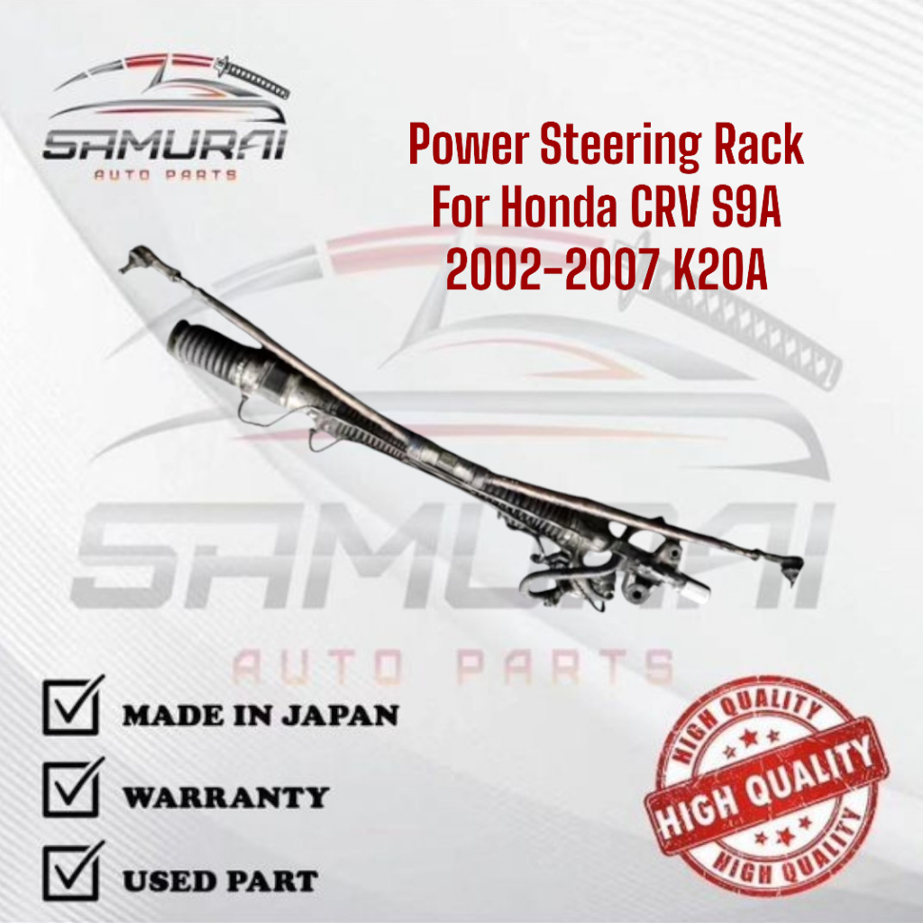 Honda CRV S9A Power Steering Rack 2002-2007 K20A Ori Used | Shopee Malaysia