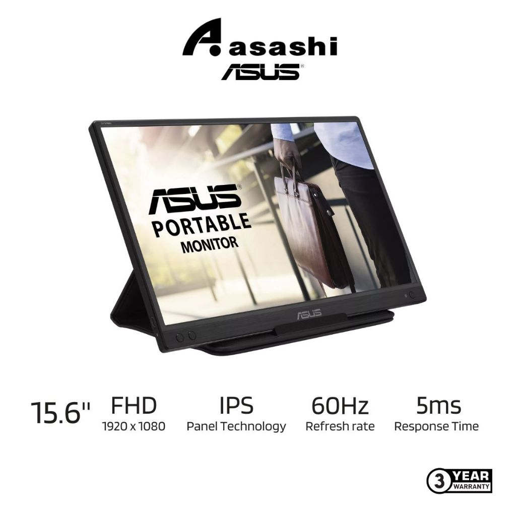Asus ZenScreen MB166C 14inch Full HD IPS 60Hz Monitor | Shopee Malaysia