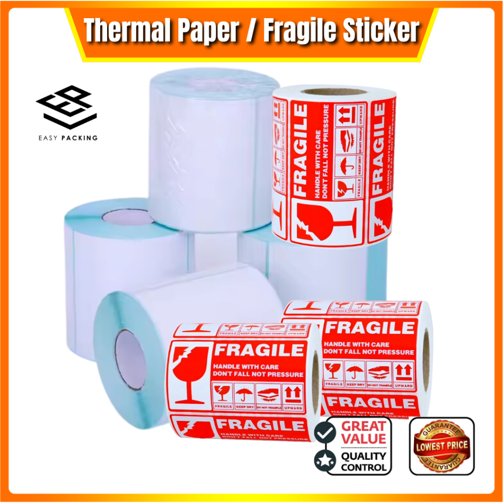 A6 Thermal Paper Label Sticker Thermal Printer Thermal Sticker Waybill ...