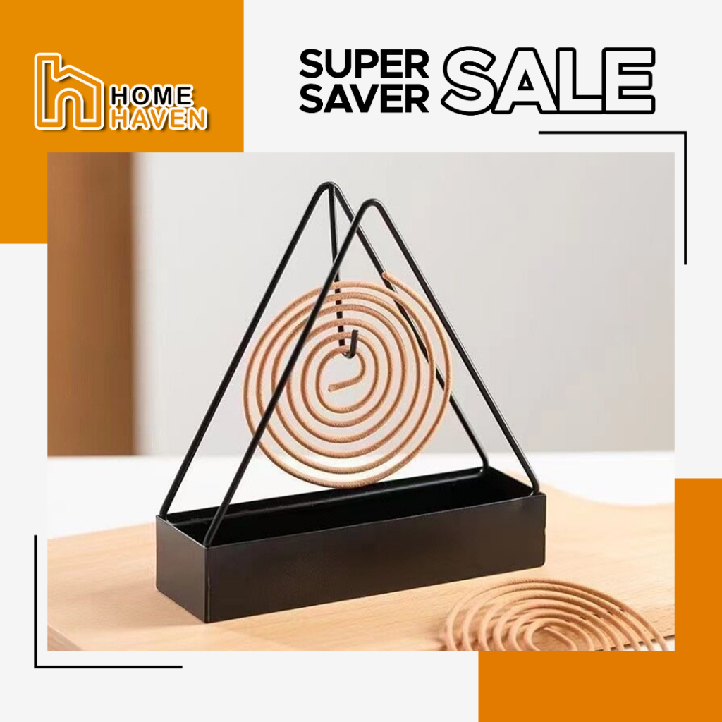 HOME HAVEN Spiral Mosquito Coil Hook Holder Iron Frame Insect Mosquito ...
