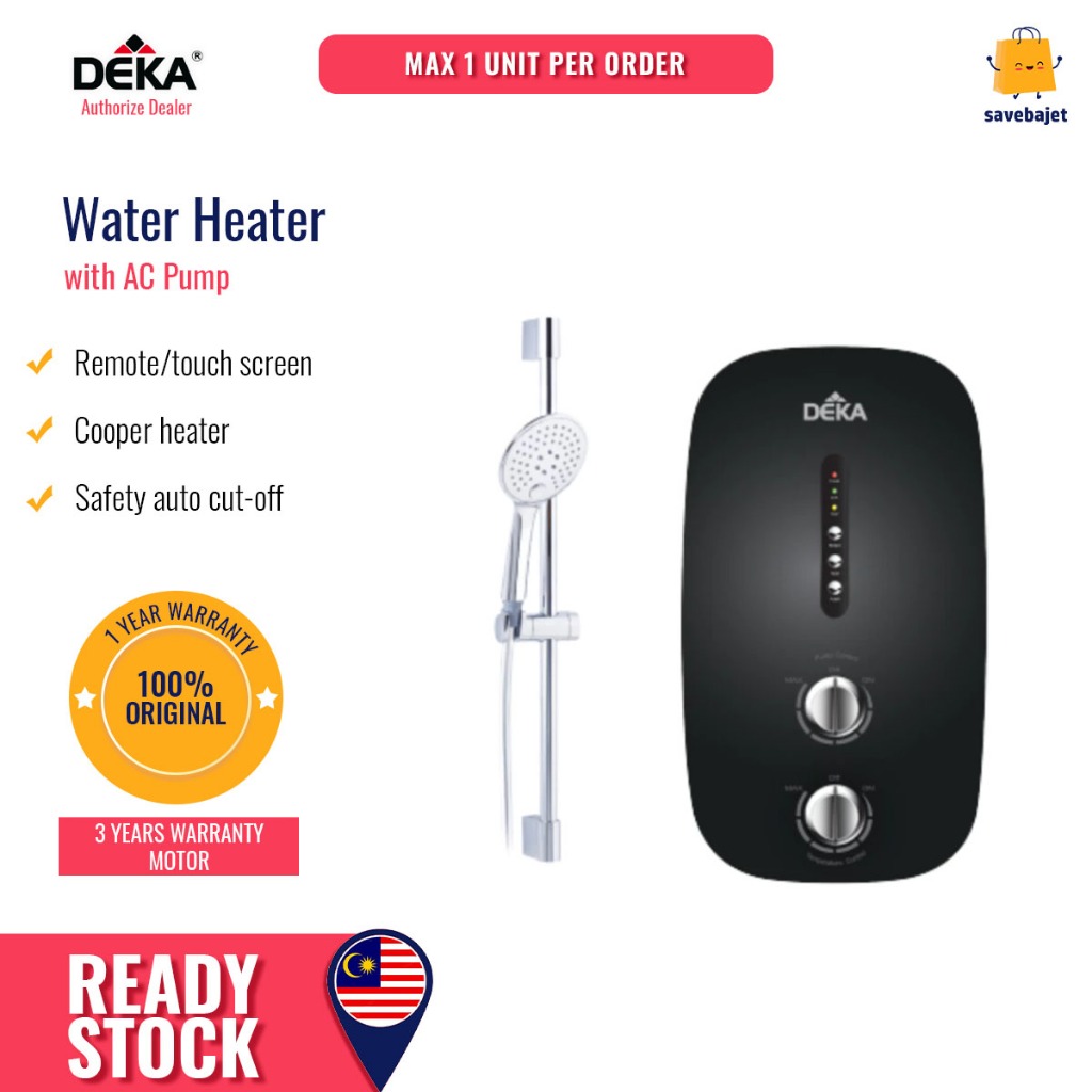 DEKA Water Heater With AC Pump PRO N10 | Shopee Malaysia