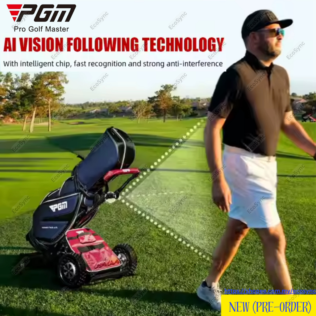 PGM Custom Foldable Remote Controller Electric Golf Trolley With Follow ...