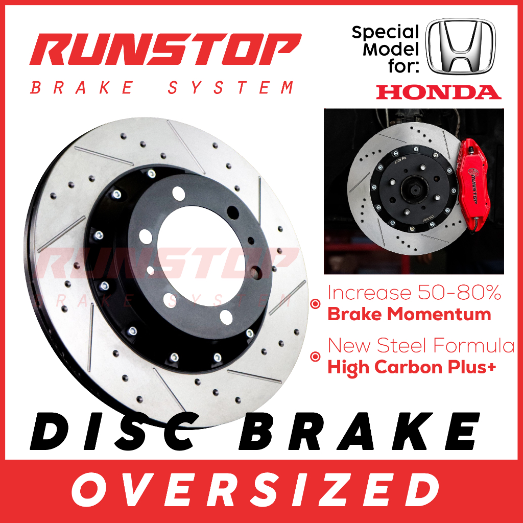 Runstop Disc Rotor Honda Racing City Honda Civic FD Civic FB Civic FC ...