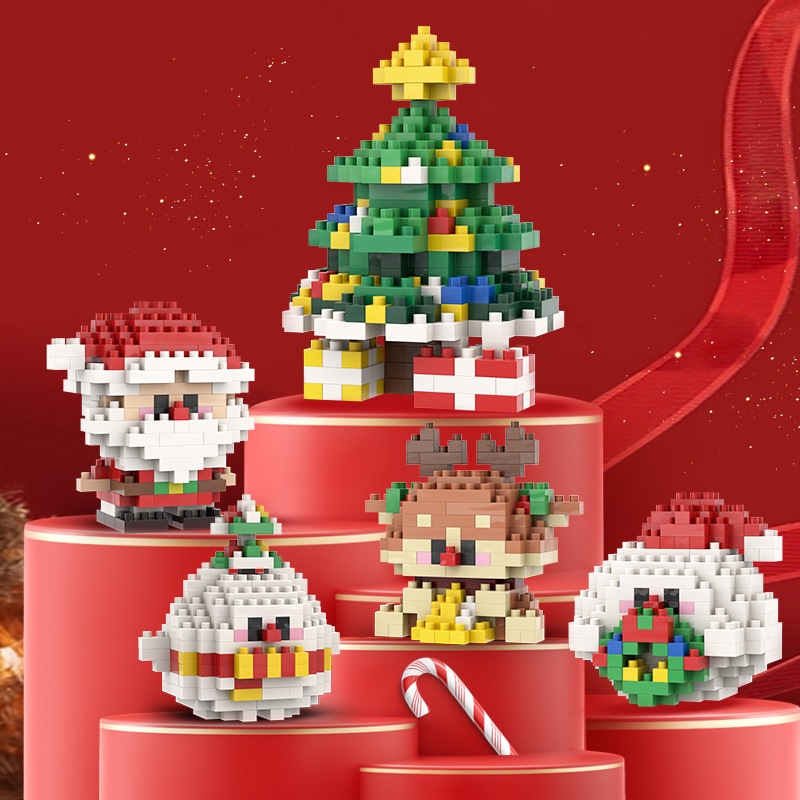 🇲🇾Christmas Building Block Micro Block Kids Toys Gifts ...