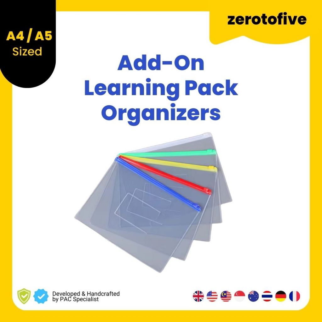 Add on Learning Pack Organizers A4 / A5 Waterproof Extra Thick ...