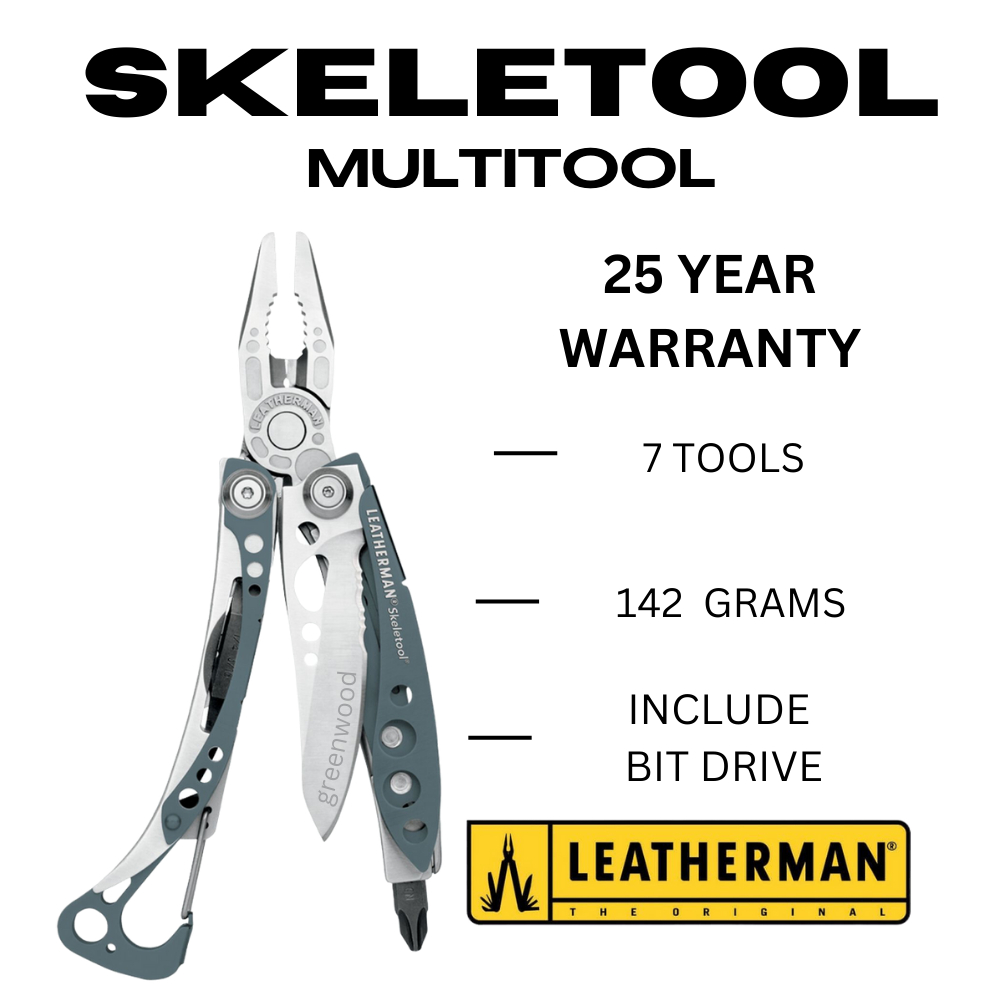 LEATHERMAN Multi Tool Skeletool (Multitool, 7 Tools) | Shopee Malaysia