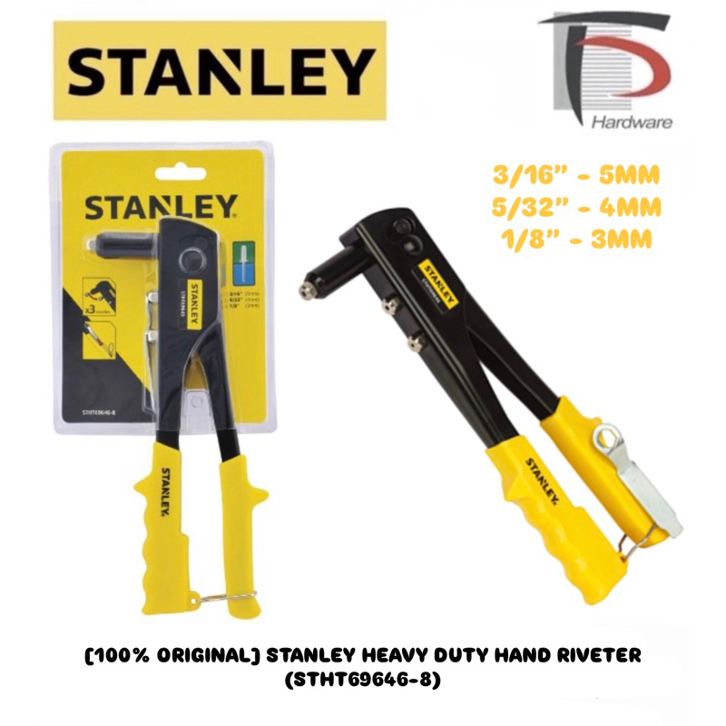[100% ORIGINAL] STANLEY HEAVY DUTY HAND RIVETER (STHT69646-8) | Shopee ...