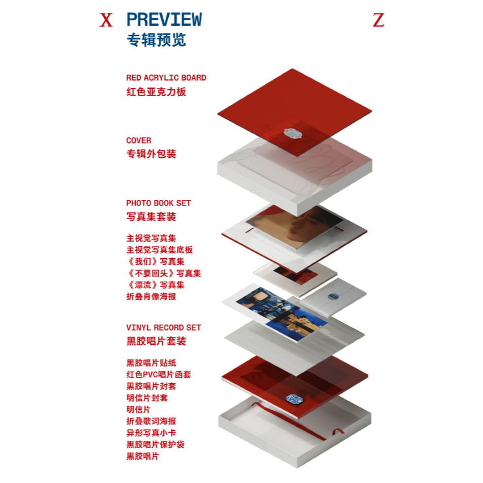 肖战首张实体黑胶《我们》XIAO ZHAN WM the 1st album LP vinyl