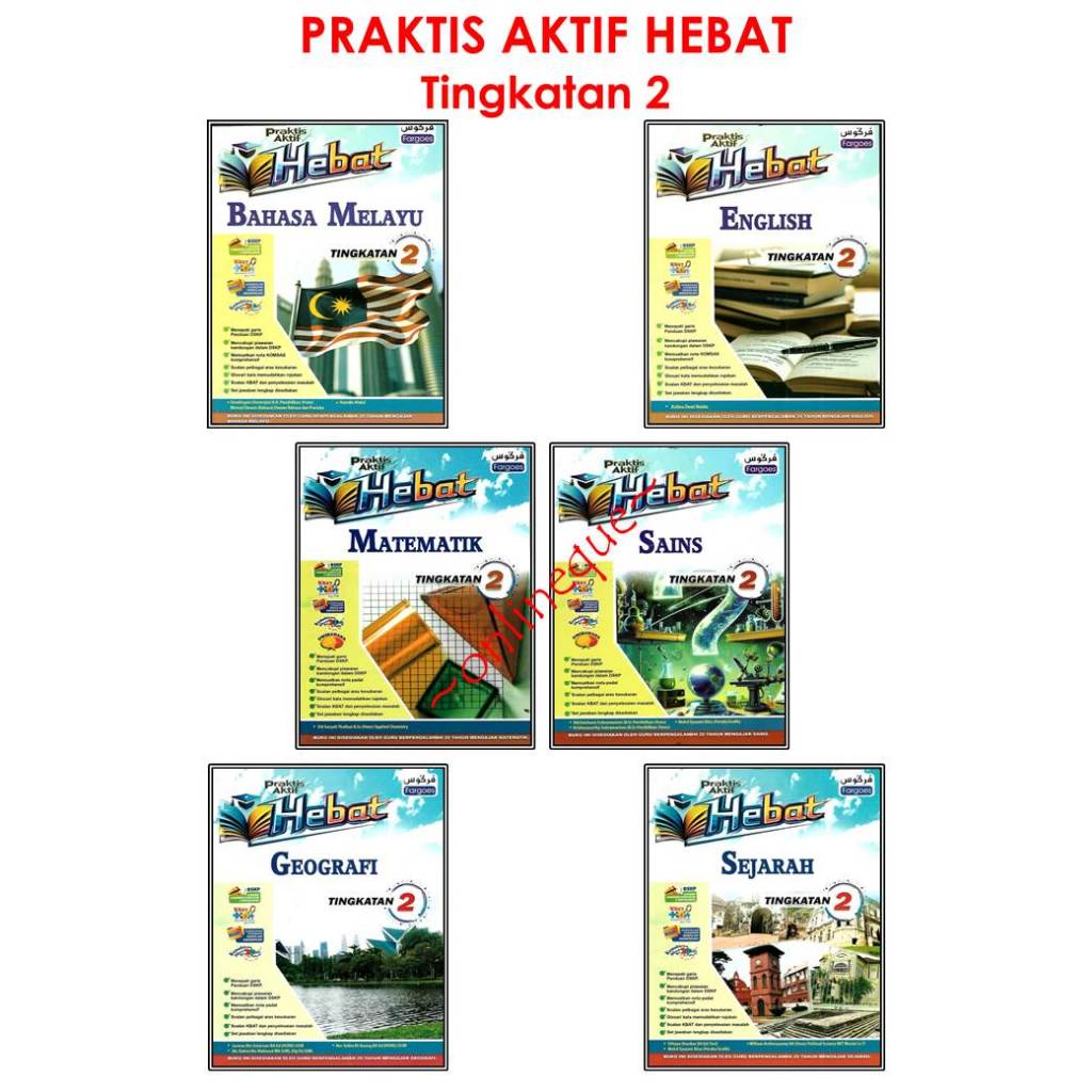 Praktis Aktif HEBAT Tingkatan 2 - B.MELAYU / ENGLISH / MATEMATIK ...
