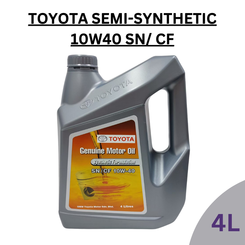 TOYOTA 10W40 SEMI 4L CAMRY ALTIS WISH HILUX AVANZA ESTIMA PRUIS ...