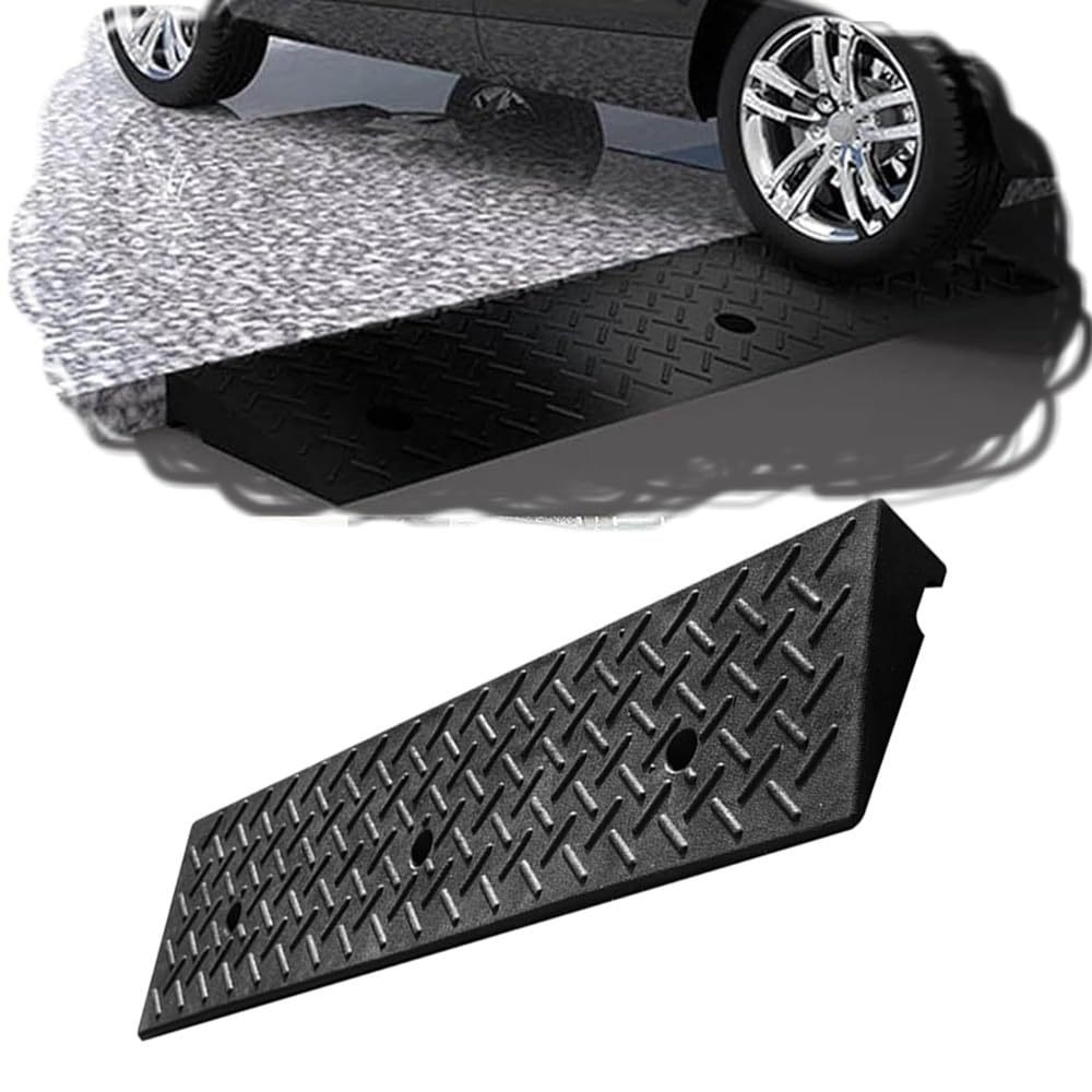 100cm Heavy-Duty Driveway Ramp Rubber Curb Ramp Step Ramp Slope Ramp ...