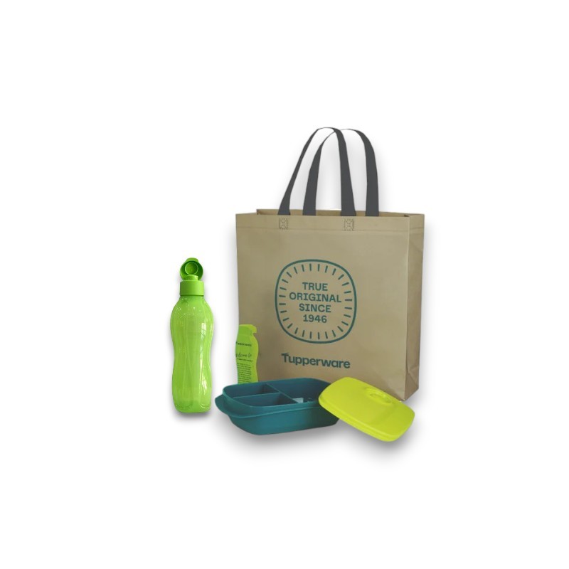 Tupperware On-The-Go Buddies/Lunch Box Set/Bekal Makanan(Reheatable ...