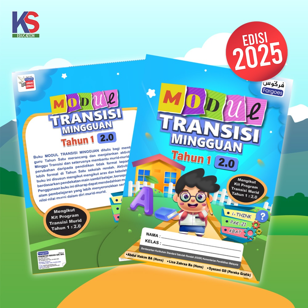 MODUL TRANSISI MINGGUAN TAHUN 1 2.0 [EDISI 2025] | Shopee Malaysia