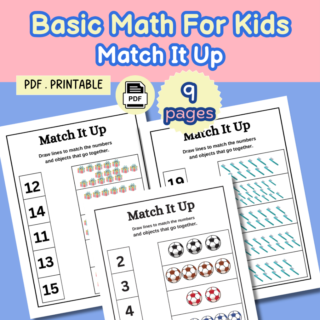 (PDF) padankan nombor mathematics preschool kindergarten worksheets ...