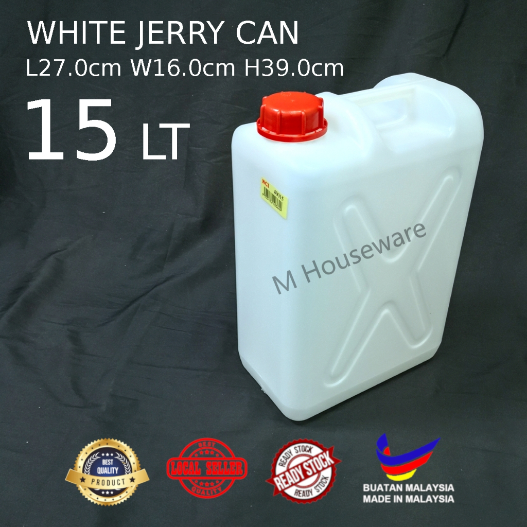 Plastic Jerry Can 10LT ~ 30LT Water Container Tong Air Minyak Bekas Air ...