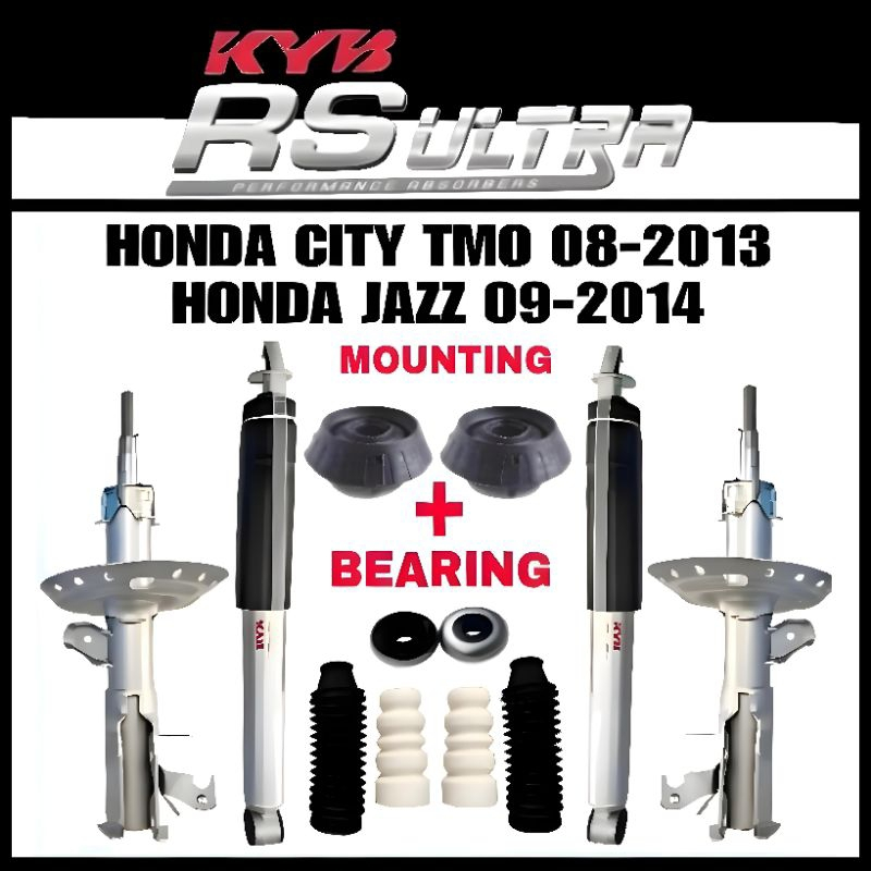 EL HEAVY DUTY KYB RS ULTRA ABSORBER FRONT REAR HONDA CITY GM2