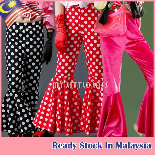 MYLITTLELASS Kostume Retro Polka Dot Rocker Agogo Kanak-kanak | Gaya 80 ...