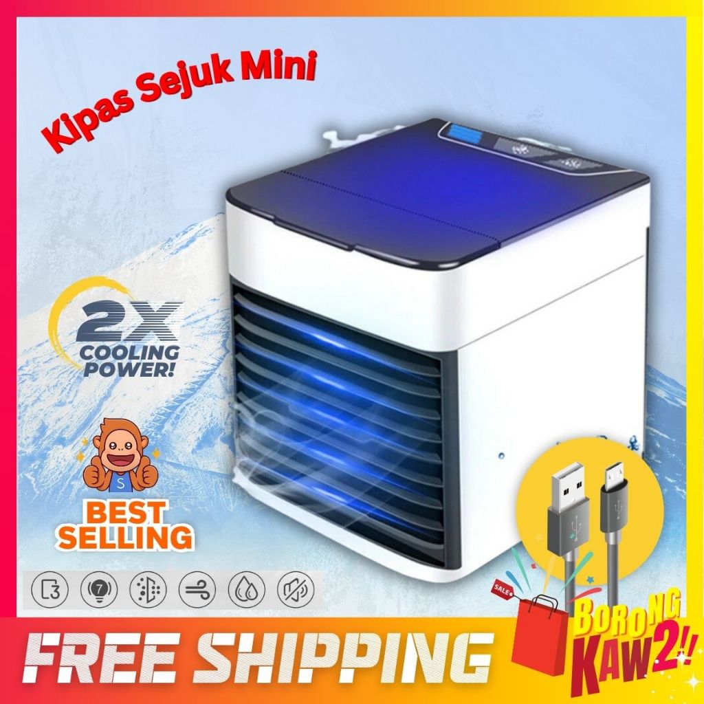 ARTIC USB Mini Air Conditioner Portable Air Mini Cooler Aircond ...