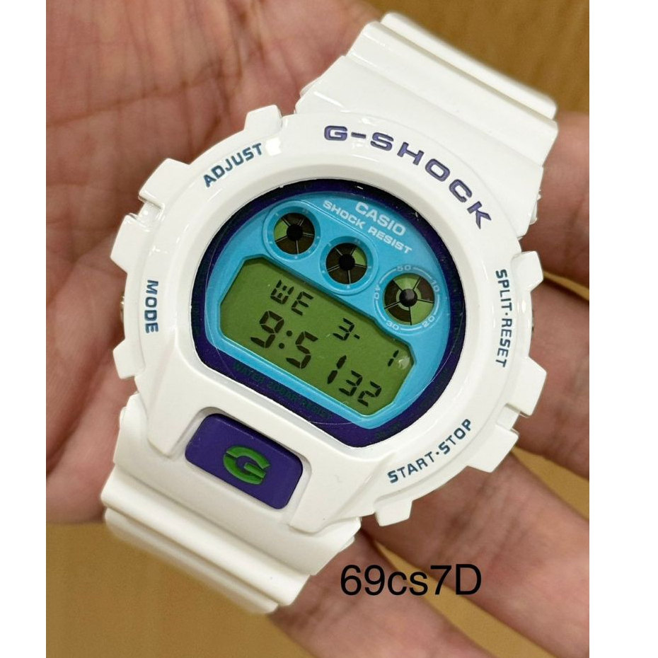 New Promo Gshock dw6900 WW7 FB7 RCS silver coin Lelong digital Jam tangan Free Reben Box Shopee Malaysia