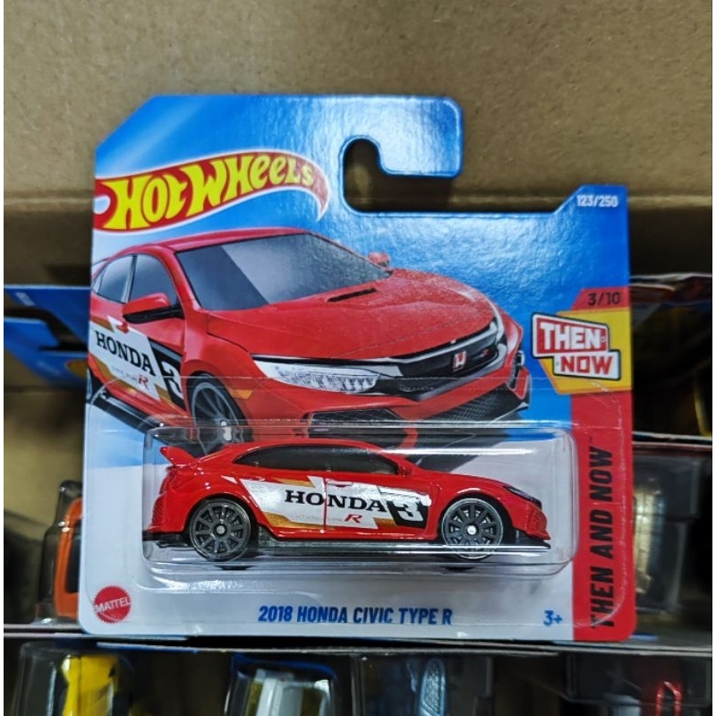 Hot Wheels 2025 Case E short card (honda civic type R Mustang