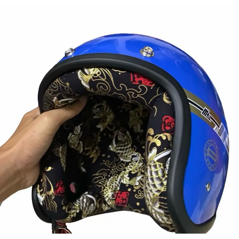 Helmet baru + padding baru (Custom) | Shopee Malaysia