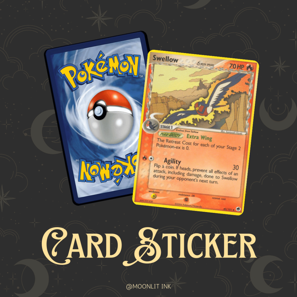 pokemon swellow card Vintage Rare - EX Delta Species Non-Holo 32/113 If tails Swellow (49/107) (Stamped) [EX: Deoxys]