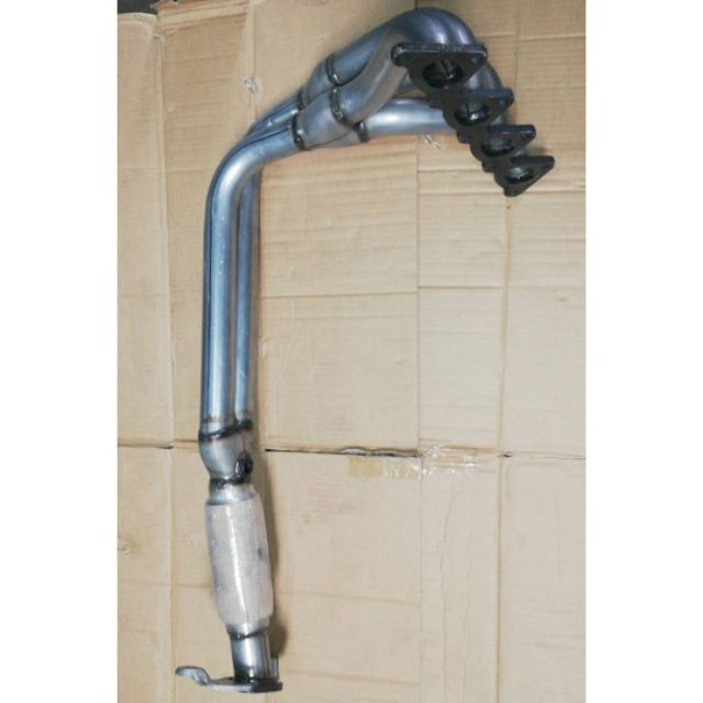 Exhaust header manifold extractor with flexible wira putra satria 1.6 ...