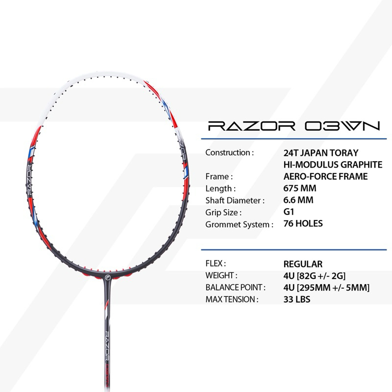 PROTECH RAZOR 03WN | 4UG1 | MAX 33LBS | Shopee Malaysia
