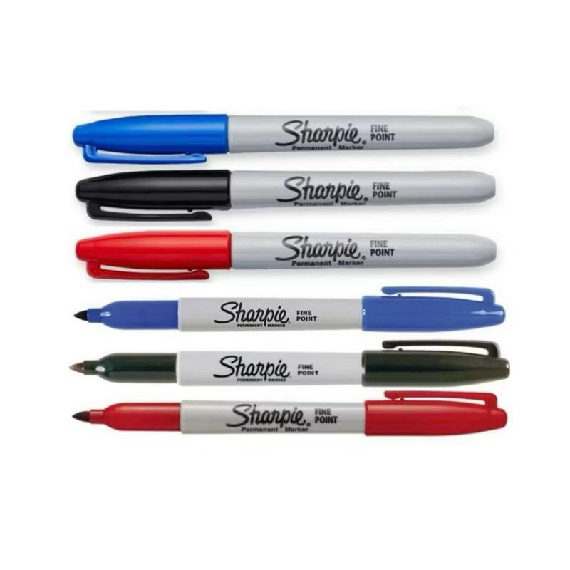 Sharpie Marker Permanent Fine Point (12 PCS / BOX ) - BLACK | Shopee ...