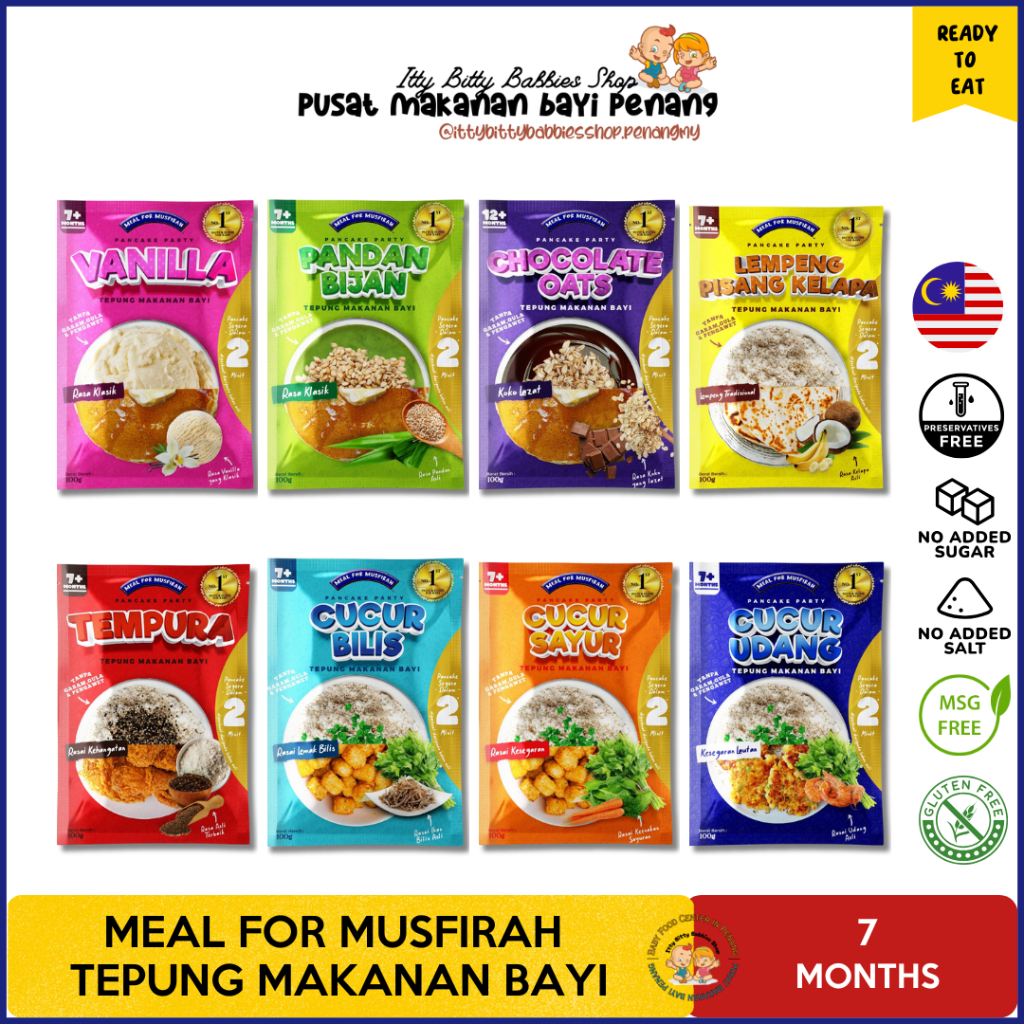 MEAL FOR MUSFIRAH - Premix Tepung (7bulan keatas) | Shopee Malaysia