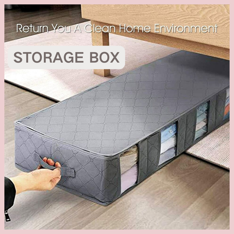 Ready Stock Foldable Organizer Cloth Storage Box Cabinet Large Capacity ...