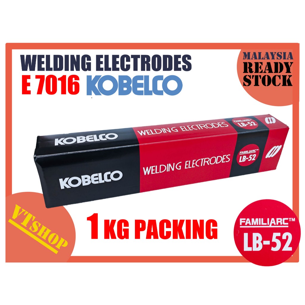 VTSHOP6889 LB-52 KOBELCO 7016 WELDING ELECTRODE ROD X 1KG/5KG | Shopee ...