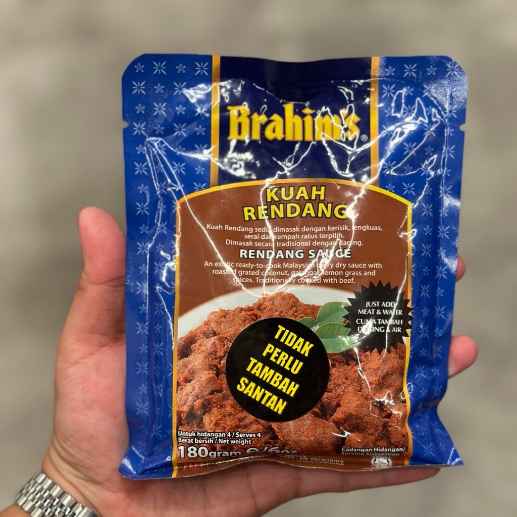 HALAL BRAHIM'S KUAH RENDANG 180g | Shopee Malaysia