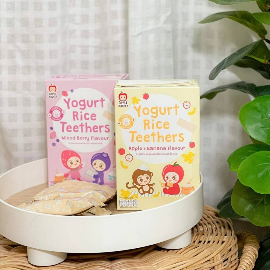 APPLE MONKEY YOGURT RICE CRACKER (8M+) | Shopee Malaysia