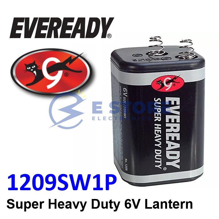 EVEREADY 6V Super Heavy Duty Battery - 1209SW1P | Shopee Malaysia
