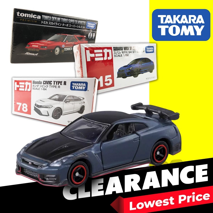 Kereta mainan diecast TOMICA 1:64 Original Skyline Type R Lancer ...